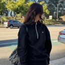 半拉链立领老钱风纯色健身跑步羽毛球卫衣韩系立领男女款