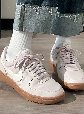 正品Nike耐克女鞋春季新款粉色板鞋运动休闲鞋德训鞋FZ5593-004