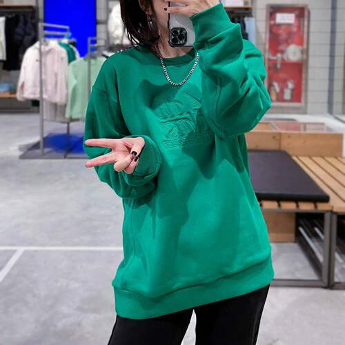 正品Adidas/阿迪达斯正品新款男士针织宽松圆领休闲卫衣 IT3976