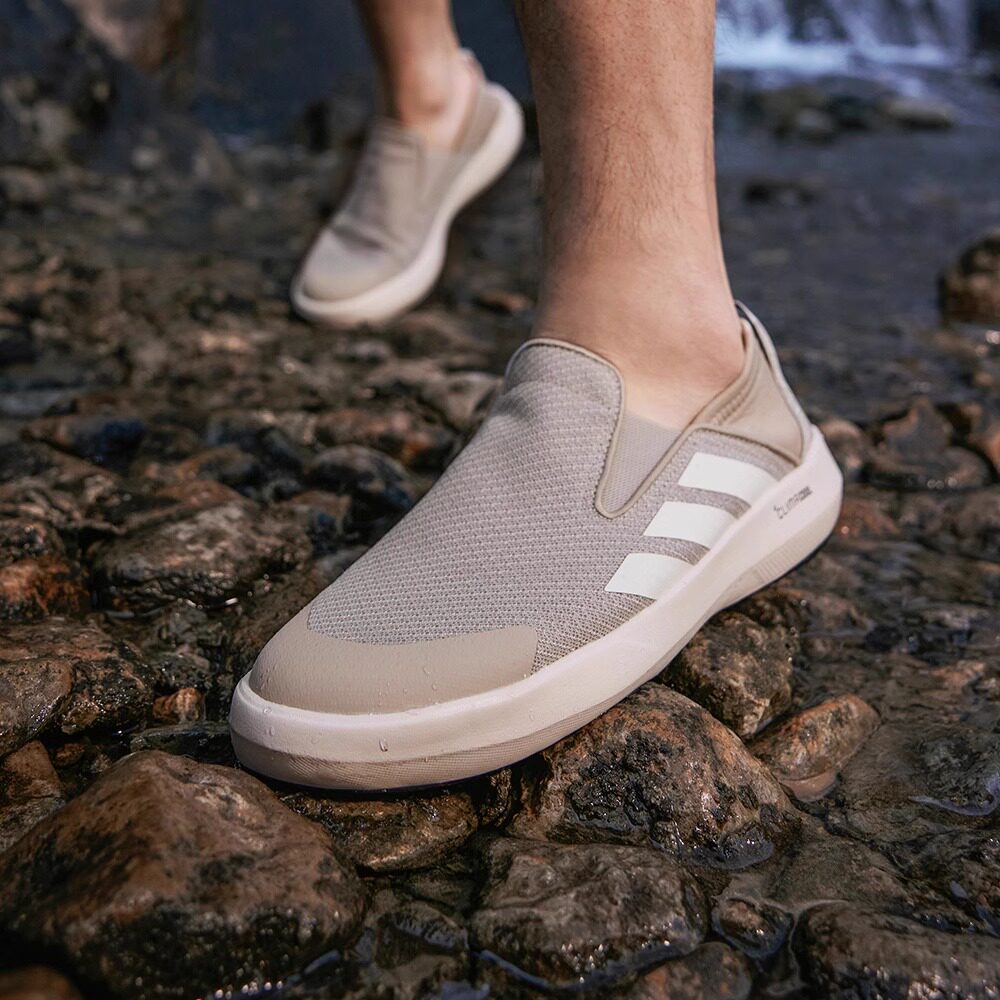Adidas阿迪达斯正品男鞋溯溪鞋户外一脚蹬透气懒人运动鞋「清风」