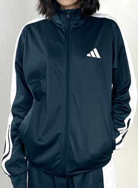 阿迪达斯正品新款情侣款秋季保暖户外休闲运动套装透气长袖KC6986