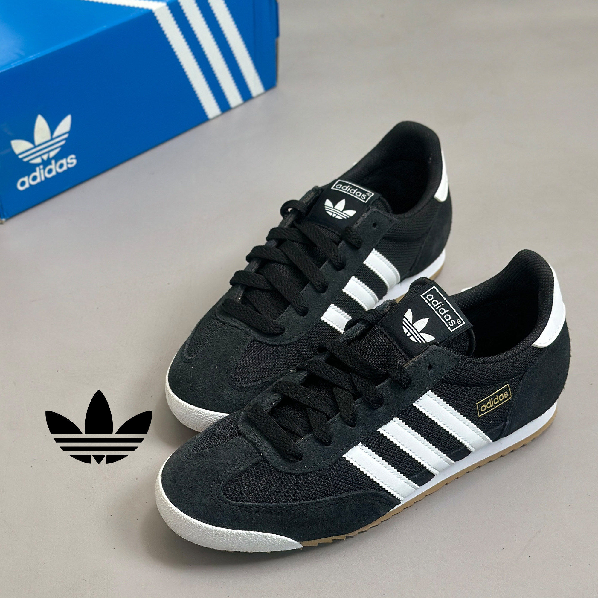 正品adidas阿迪达斯三叶草阿甘鞋男女新款美式潮流夏季板鞋IH1324
