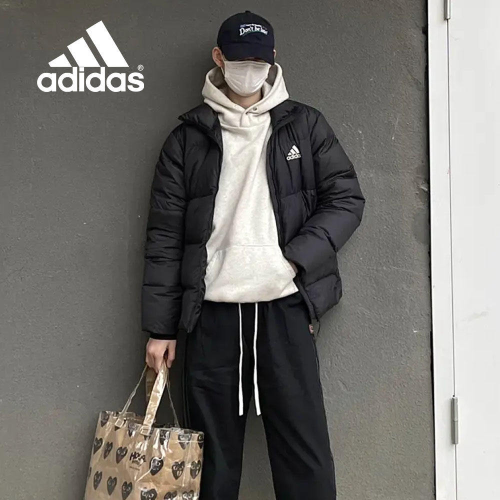 adidas阿迪达斯正品男女2025冬季情侣蓬松运动休闲厚实时尚羽绒服