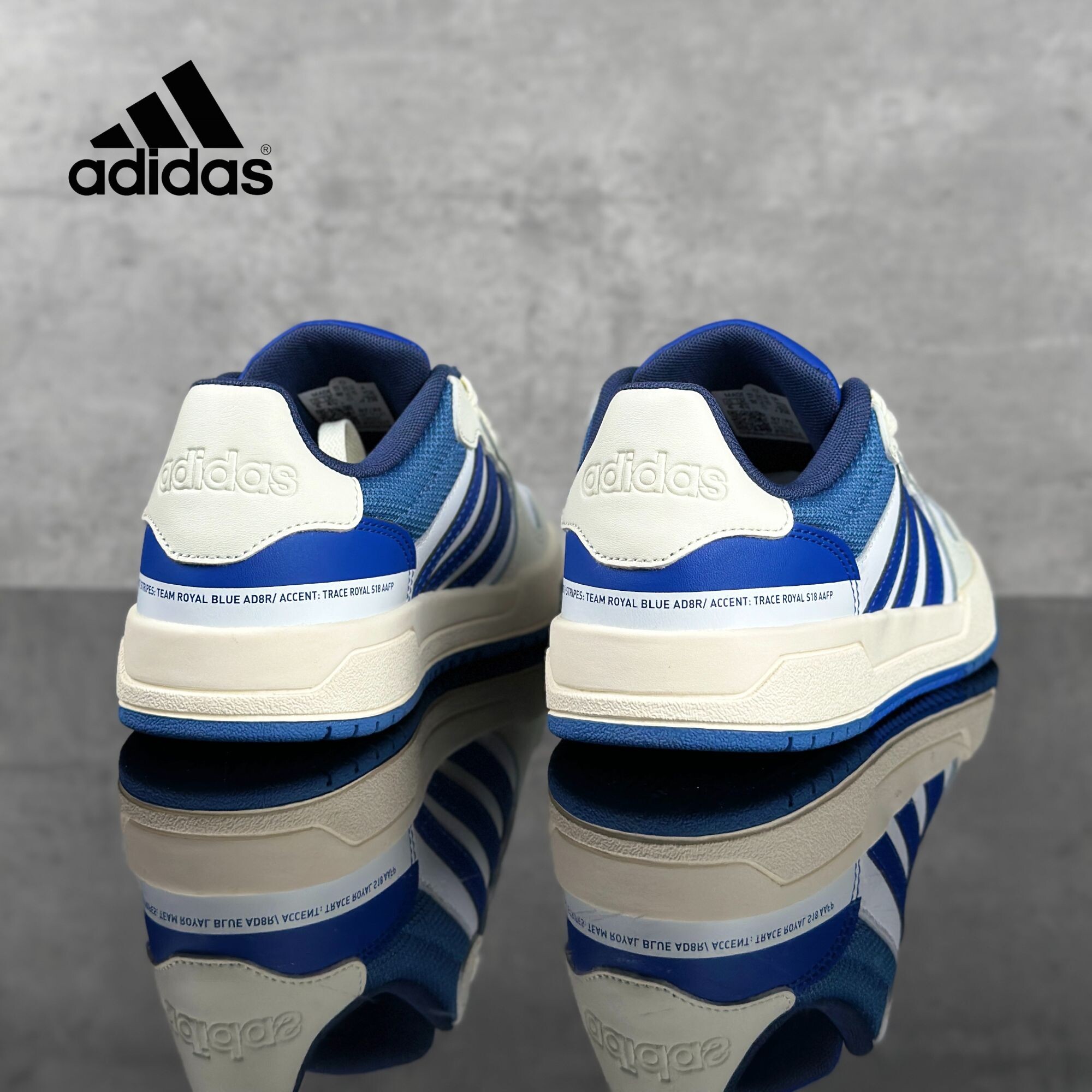 adidas阿迪达斯运动休闲鞋女款2026新款百搭防滑耐磨德训低帮板鞋
