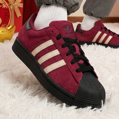 正品Adidas阿迪达斯三叶草贝壳头