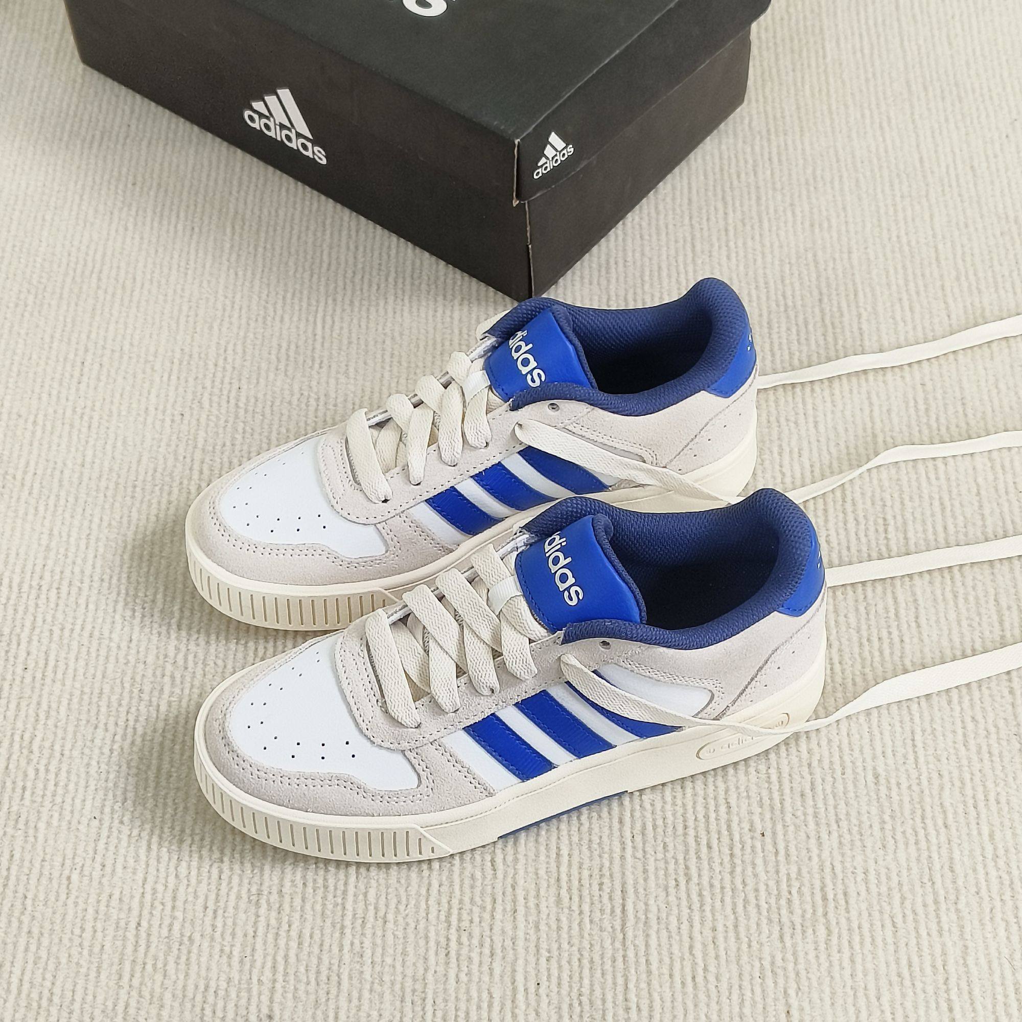 Adidas/阿迪达斯正品情侣同款高颜值复古板鞋低帮软底撞色潮鞋