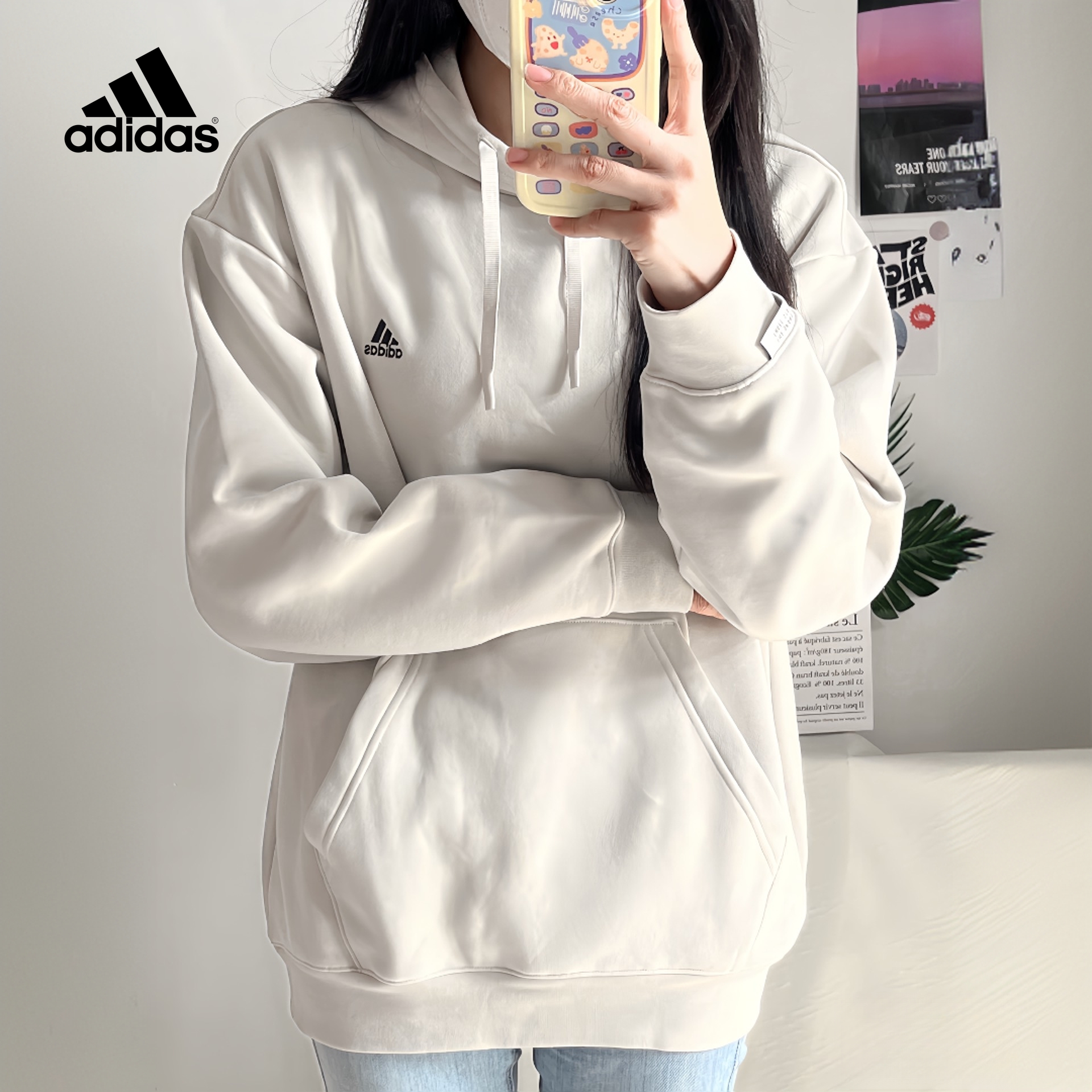 官方正品Adidas阿迪达斯卫衣冬款