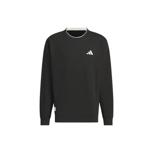 卫衣百搭运动圆领连帽套头衫 长袖 IW3489 阿迪达斯男秋冬季 清仓正品