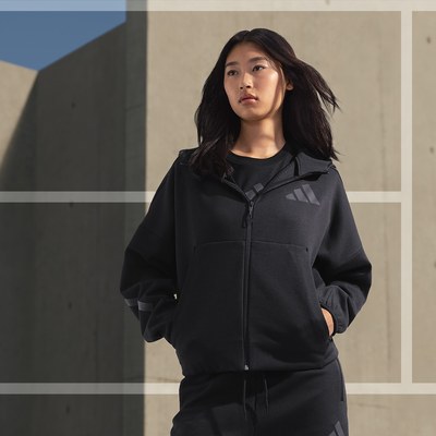 【断码清仓专区】正品阿迪达斯夹克女子防风长袖夹克衫外套FT9884