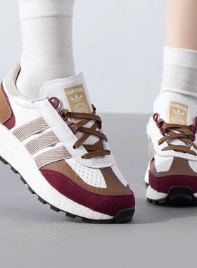 阿迪达斯三叶草男鞋女鞋RETROPY E5低帮轻便耐磨运动休闲鞋IF3950