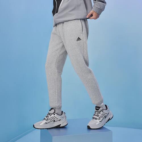 Adidas/阿迪达斯正品秋冬新款男子加绒束脚运动休闲裤长裤IB2727
