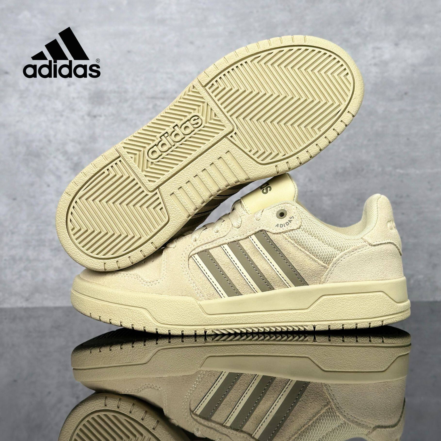 Adidas阿迪达斯正品2026新款男鞋经典三条杠运动百搭复古休闲板鞋