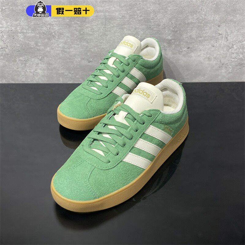 阿迪达斯Adidas neo VL court T头samba德训鞋男女复古板鞋JH5077