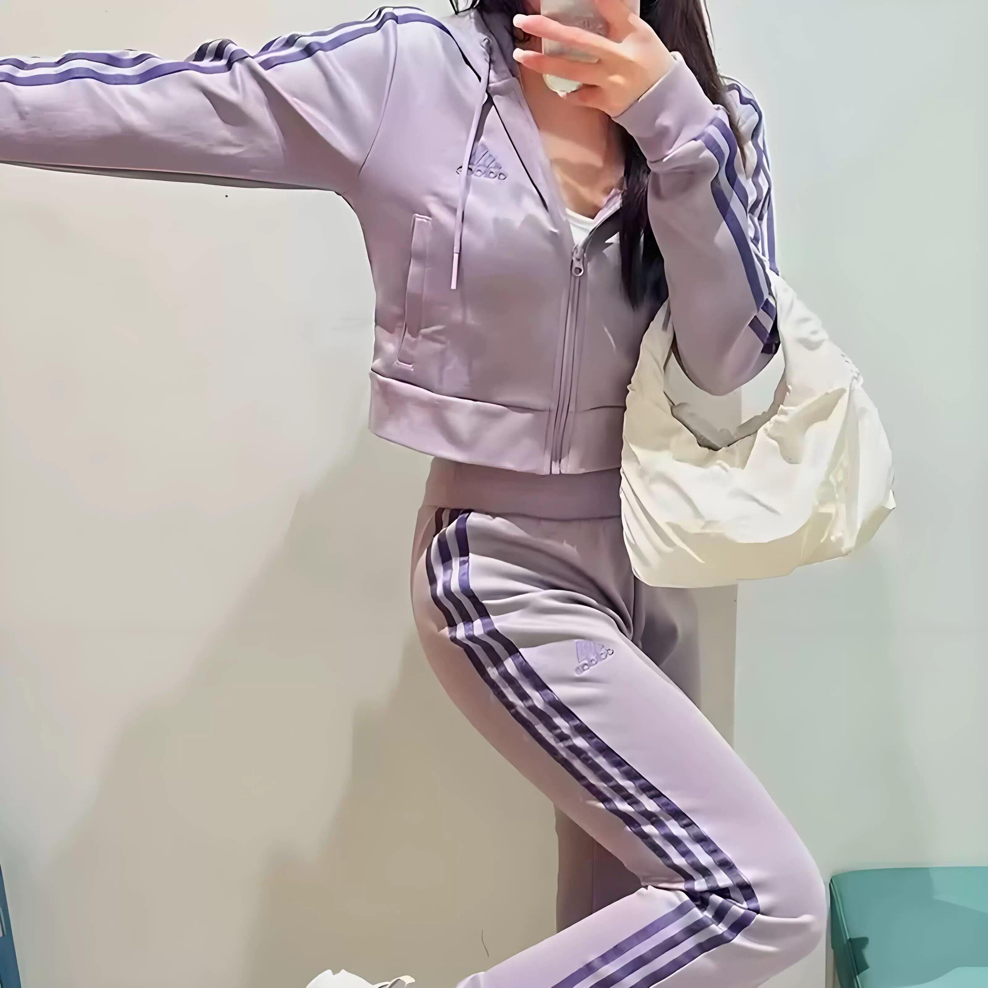 官方正品adidas阿迪达斯套装女士
