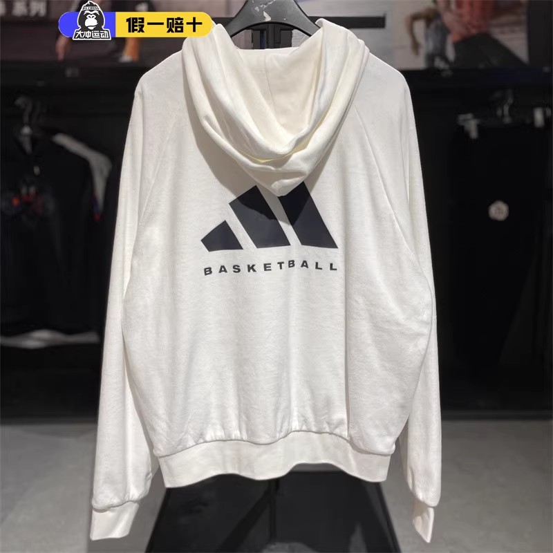 卫衣阿迪达斯透气运动服连帽男