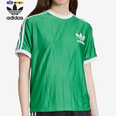阿迪达斯三叶草女子运动短袖T恤