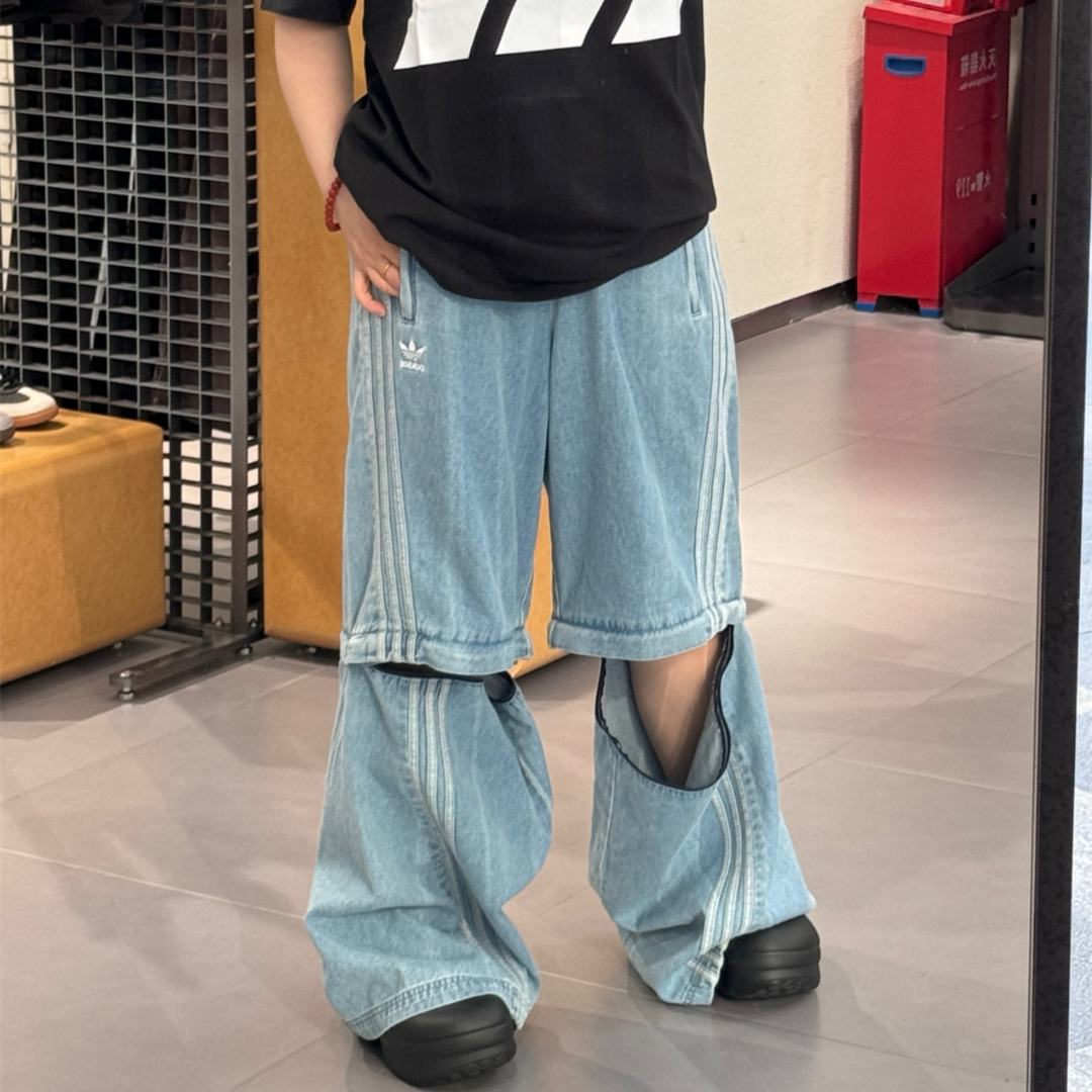 阿迪达斯春季男女款爆款运动长裤