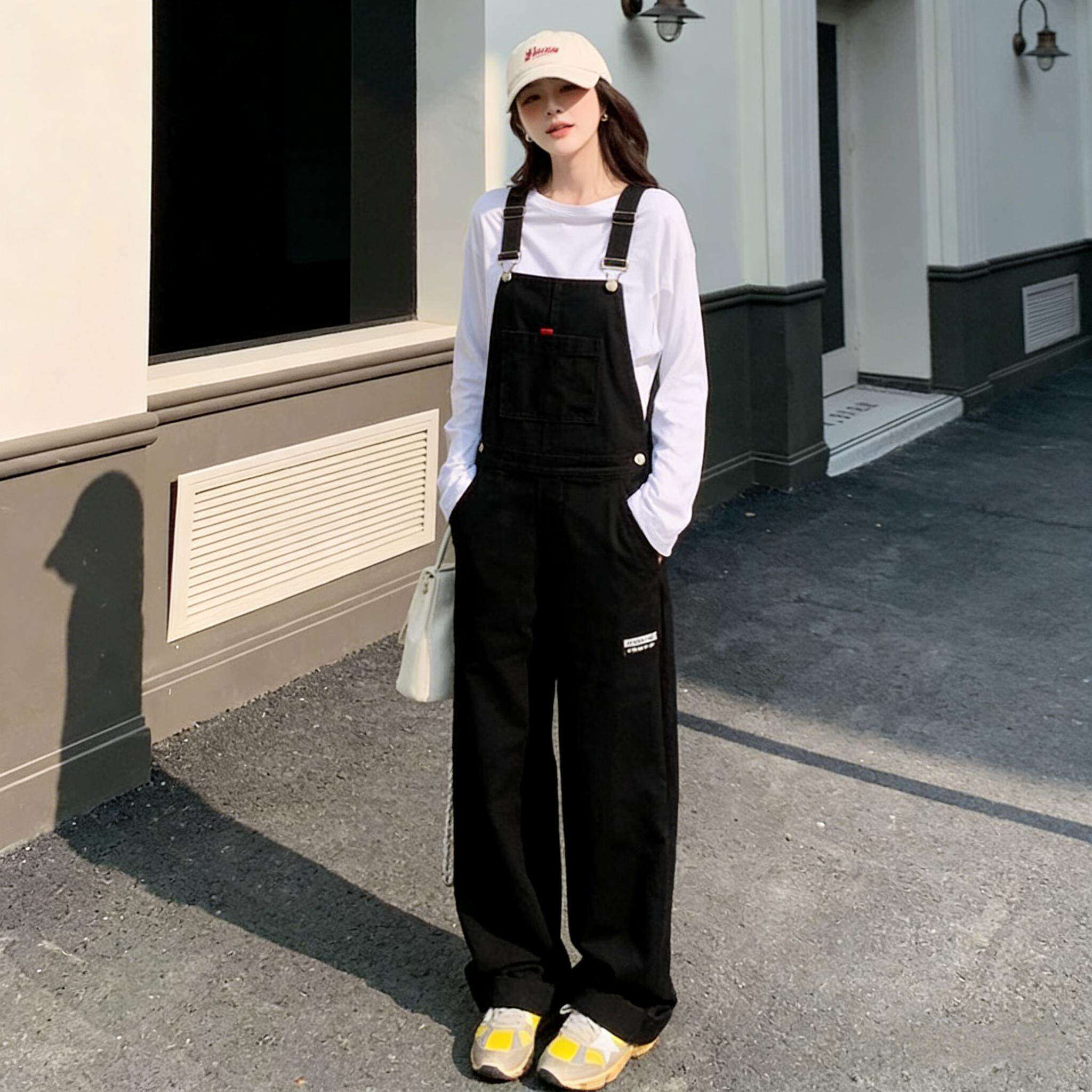 正品Adidas阿迪达斯背带裤女新款