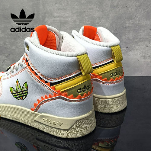 Adidas阿迪达斯正品25年新款儿童运动鞋时尚百搭高帮板鞋IF9367
