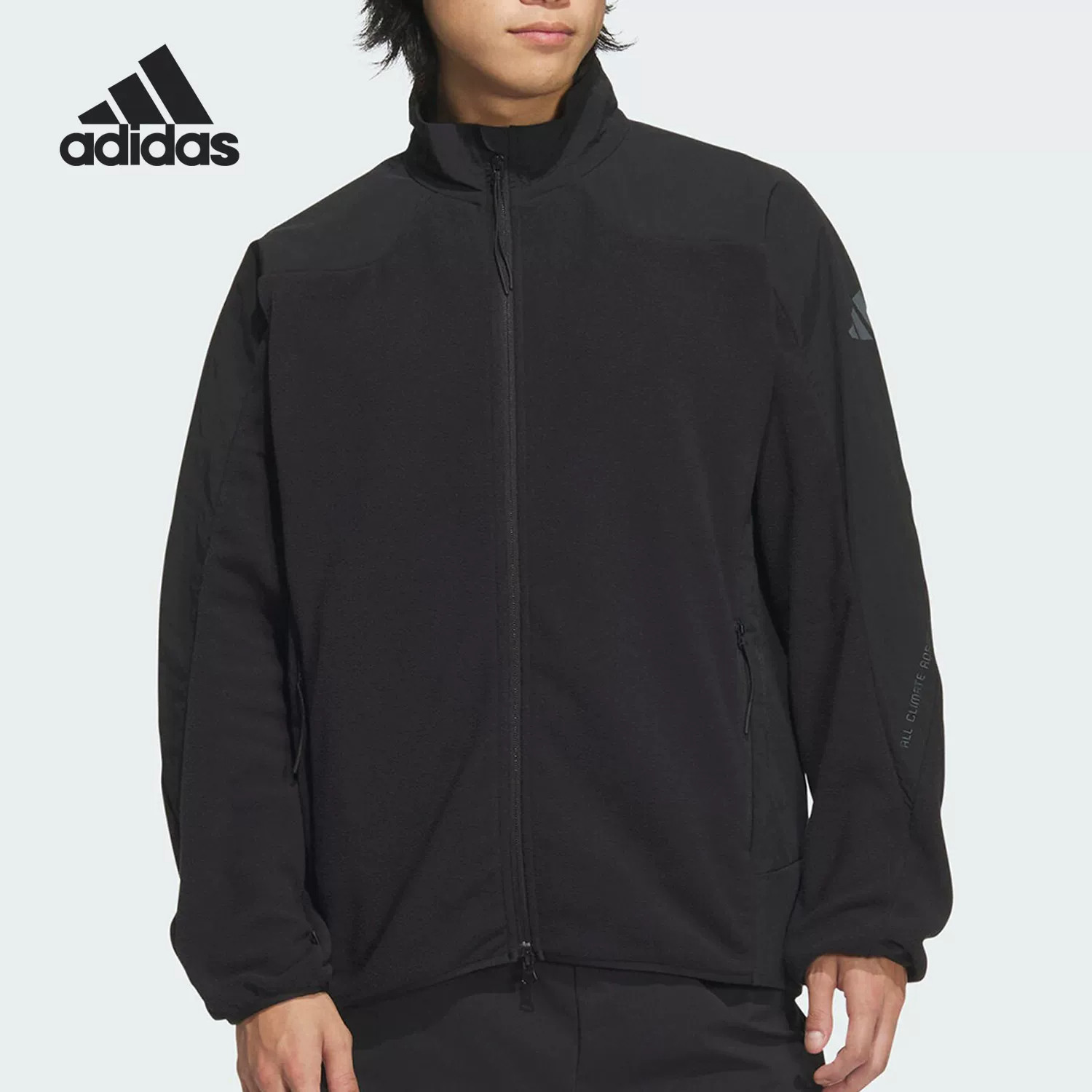 Adidas阿迪达斯男防水休闲风冲锋衣三合一户外连帽夹克外套JZ8399