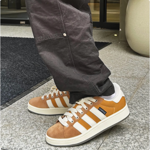 Adidas阿迪达斯正品美式通勤户外CAMPUS复古面包鞋休闲板鞋IF8774