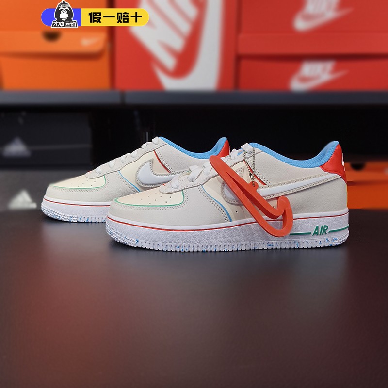 Nike耐克休闲鞋女AIR FORCE 1新款轻便低帮耐磨运动鞋FQ8350-110 运动鞋new 运动休闲鞋 原图主图