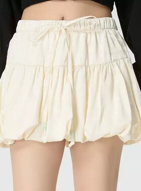 阿迪达斯三叶草女子半身裙百褶花苞裙26夏季新款休闲半裙KY5749