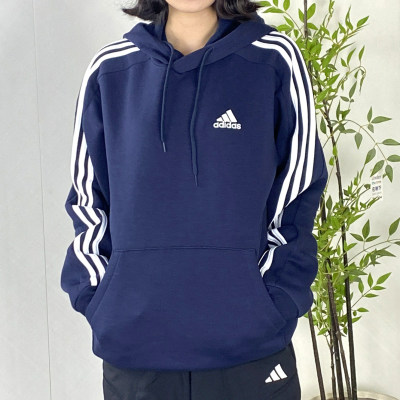 Adidas/阿迪达斯秋冬季男女同款加绒保暖宽松休闲连帽卫衣IJ6473