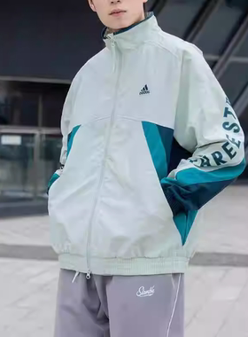 阿迪达斯高颜值百搭运动休闲夹克