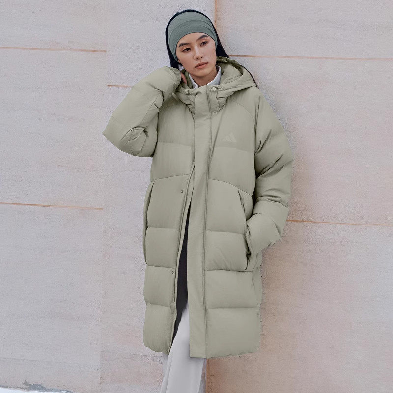 Adidas阿迪达斯正品秋冬季新款男女保暖运动休闲连帽羽绒服KQ5518