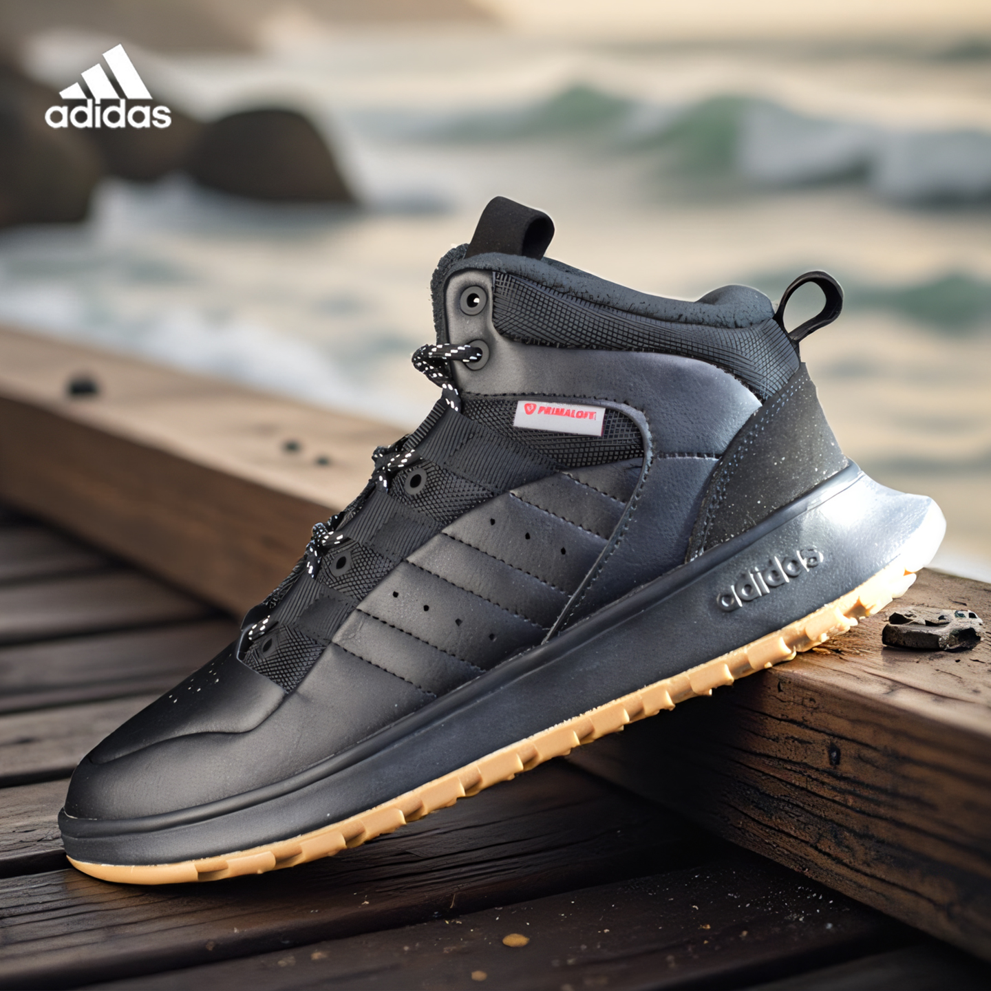 Adidas阿迪达斯正品男鞋女鞋冬季新款加绒保暖中高帮运动鞋JP7715