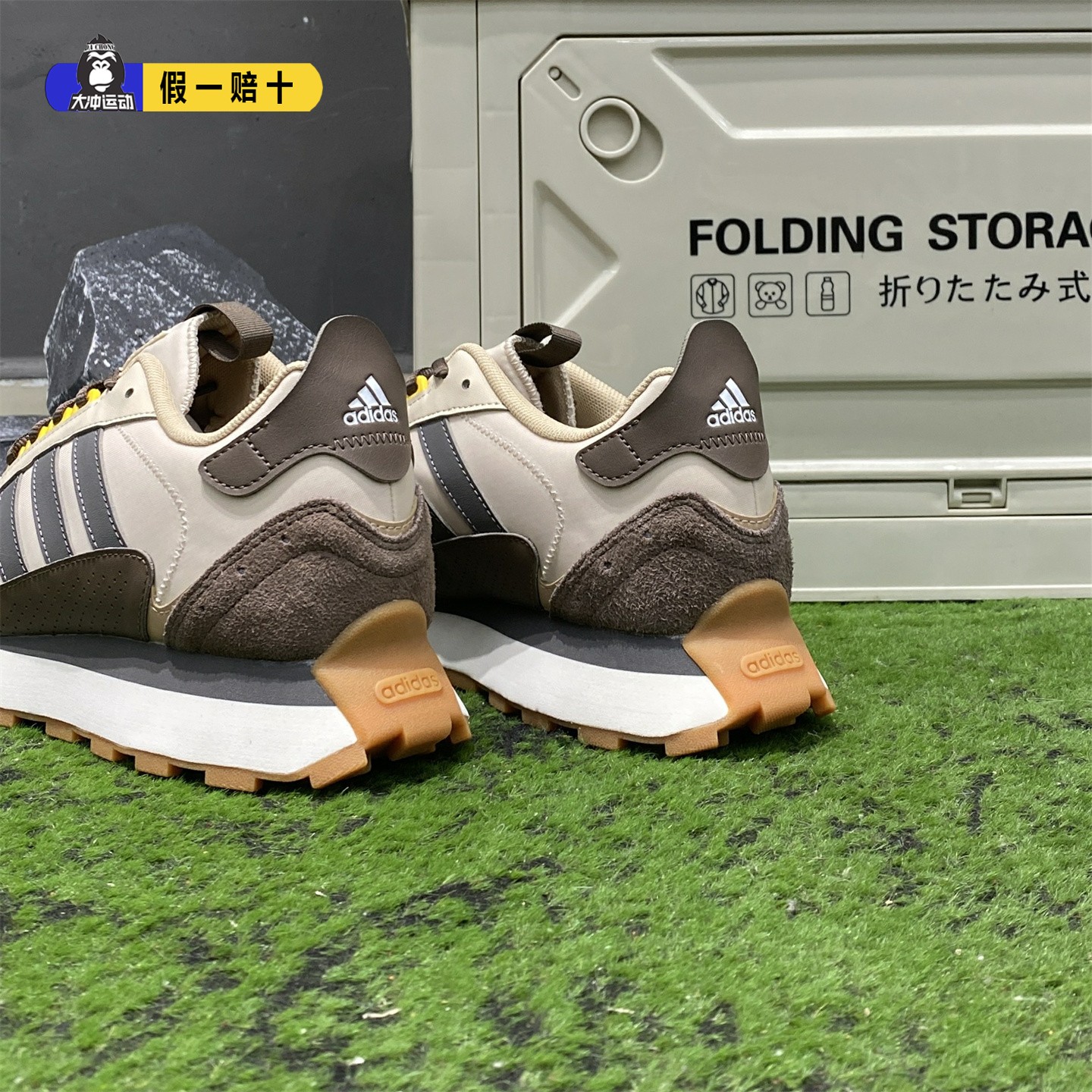 阿迪达斯低帮透气T头休闲