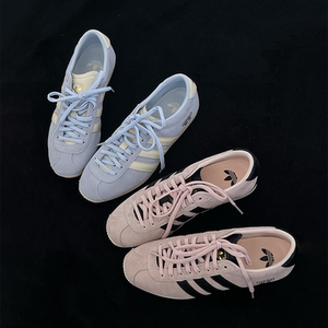 Adidas阿迪达斯三叶草女子2026新款安福复古薄底运动休闲鞋KJ3956