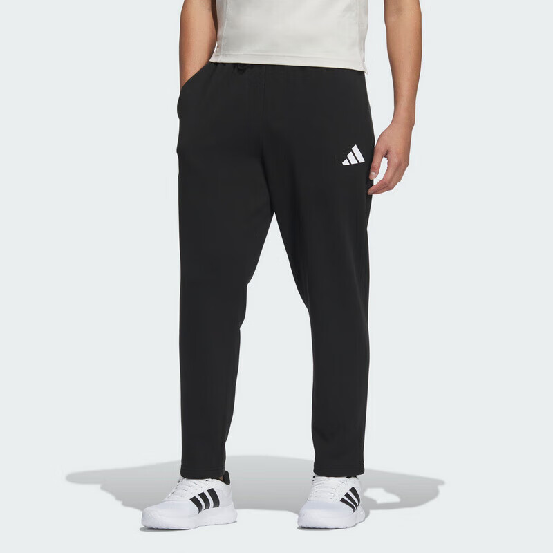 Adidas阿迪达斯正品男士直筒针织运动篮球卫裤户外运动休闲长裤