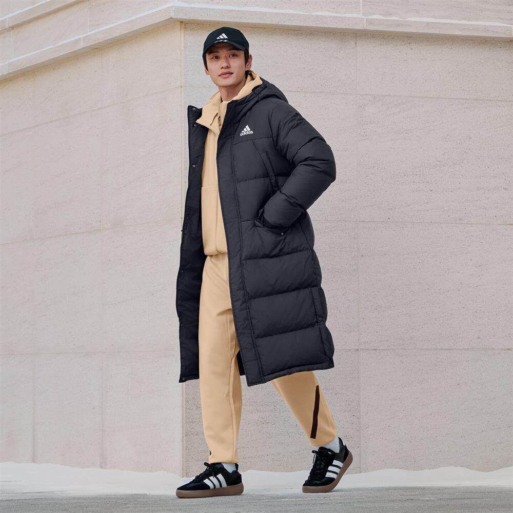 Adidas阿迪达斯正品运动羽绒服2026新款防水防风保暖男女鸭绒连帽