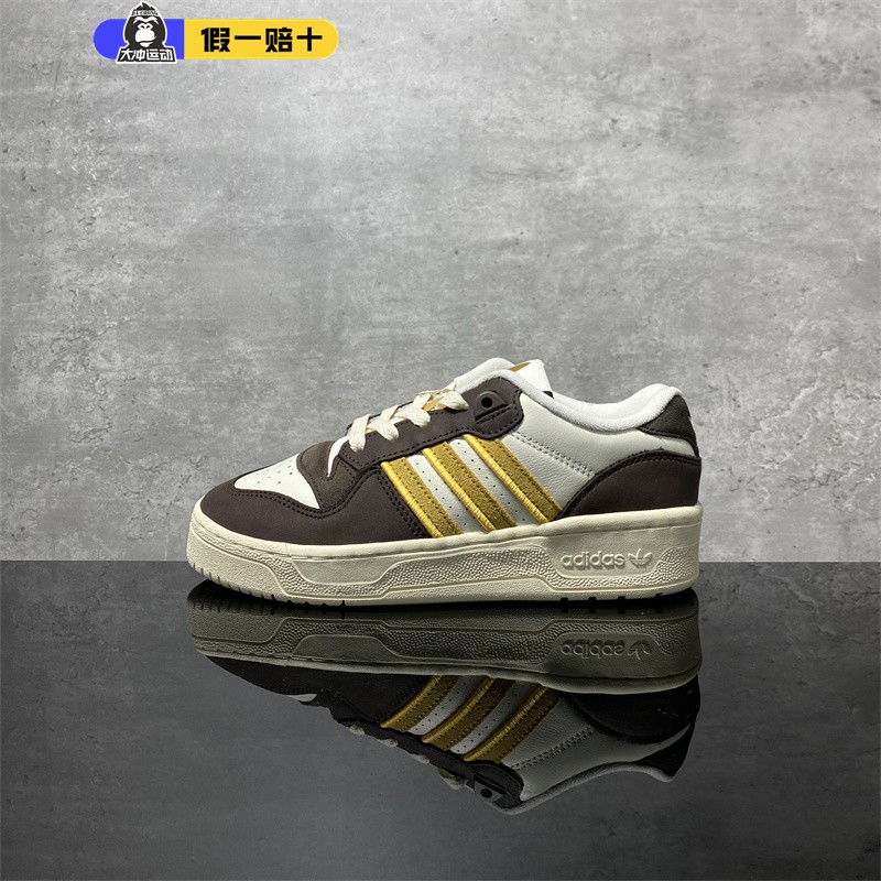 板鞋阿迪达斯三叶草低帮运动鞋男