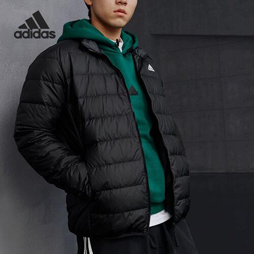 正品阿迪达斯羽绒服男士正品秋款