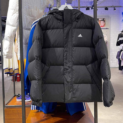 Adidas/阿迪达斯正品冬季新款男子简约防风运动羽绒服IV7560