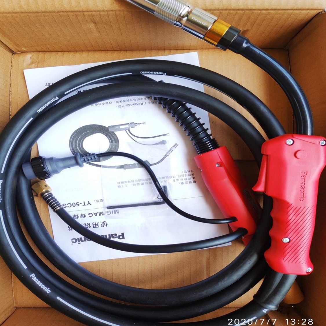 yt-50cs4 松下焊枪yt-50cs3  500a松下原装标准3米焊枪