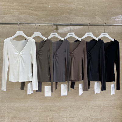 TOMORROWANN镂空针织打底衫