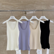 TOMORROW ANN 秋上新时尚极简风百搭显瘦背心（含100%羊毛）11862