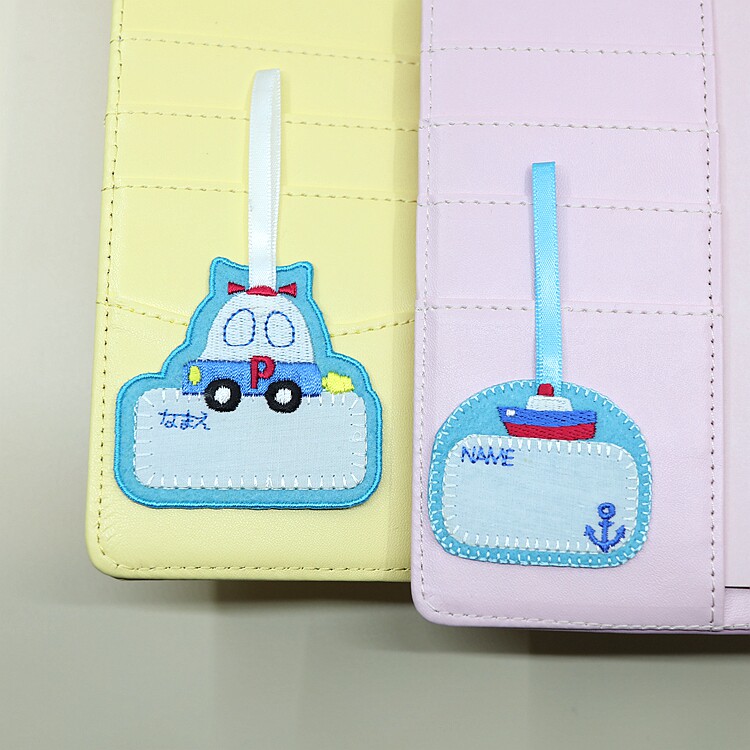 cy-20熨烫款,日本原单防晕染可书写吊卡式幼儿园空白名字贴