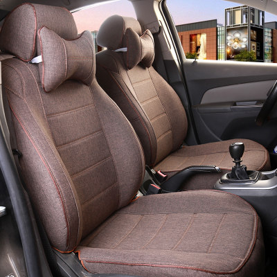 海马3丘比特普力马欢动S7福来美M5骑士海福星M8专用汽车亚麻座套