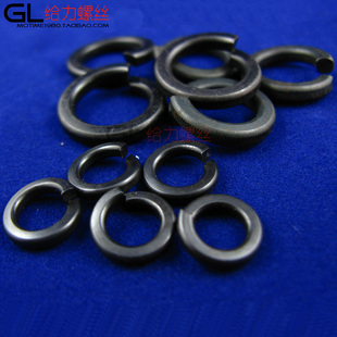 8级弹垫弹簧垫圈垫片弹圈开口垫圈发黑M3