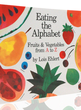 儿童蔬菜字母 英文原版绘本 Eating the Alphabet 食物字母表 廖彩杏书单第27周75本 平装 英语书籍