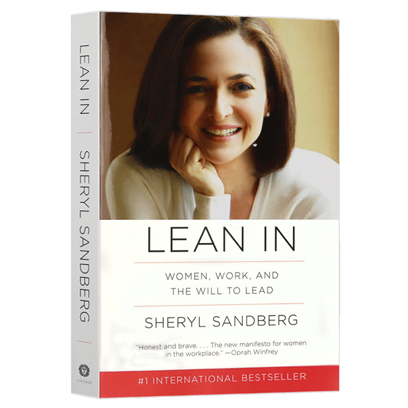 Lean In 英文原版 向前一步 谢丽尔桑德伯格 Sheryl Sandberg 平装 欢乐颂安迪原型 Facebook首席执行官 女性励志 正版英语书籍