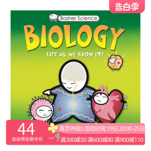 我们所知 生命 Life Science 英文Basher 好玩 生物知识认知英语科普绘本 科学书 Biology Know 生物学 英语书籍