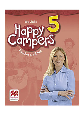 麦克米伦Macmillan7-12岁少儿小学教辅教案教师指导用书Happy campers 5级别原版进口小学英语教材 纯全英文版正版原著英语书籍