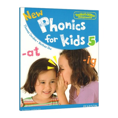 英文原版 New Phonics for Kids Teacher's Book Edition 5 新版自然拼读 教学资源 教师用书第五级 亲子自然拼读课程 进口书籍