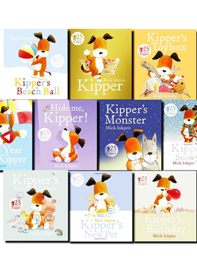 小狗奇普和怪兽10册 Kipper's Monster 廖彩杏书单 英文原版 绘本 儿童启蒙平装 套装 图画故事书 小狗卡皮 纯全英文正版英语书籍